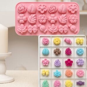 Silicon Mould- 18 Cavity Flower  (CM002)