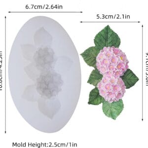 Silicon Mould – Hydrangea Flower (CM008)