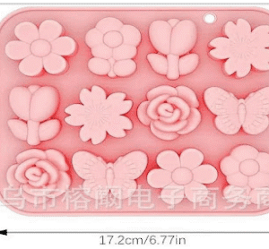 Silicon Mould – 12 Cavity Flower (CM022)