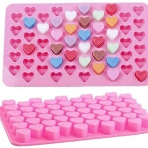 Silicon Mould – 55 cavity mini heart Melts