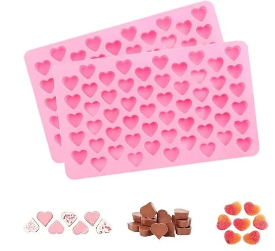 Silicon Mould - 55 cavity mini heart Melts - Image 2
