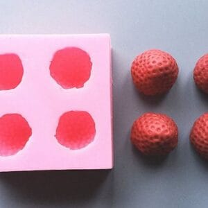 Silicon Mould – Melts Strawberry 4 cavity