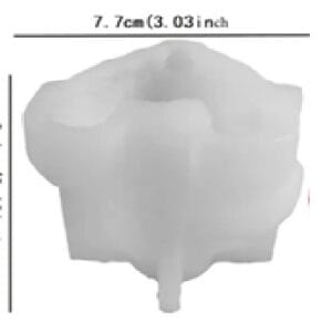 Silicon Mould – Teddy With Bouquet (CM068)