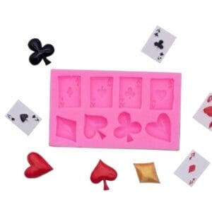 Silicon Mould – Poker (CM081)