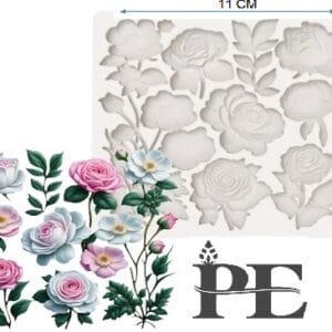 Silicon Mould – Multi Flower Topper (CM106)