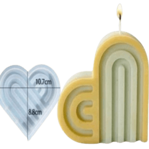 Silicon Mould – Striped Love