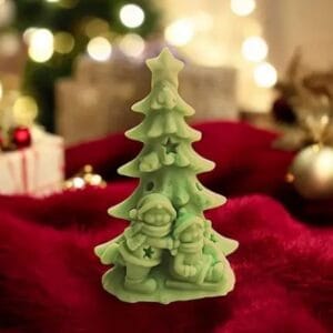 Silicon Mould – Xmas Tree with Children