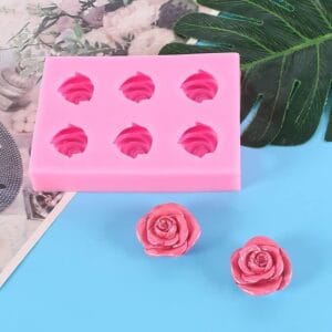 Silicon Mould – 6 pcs Rose