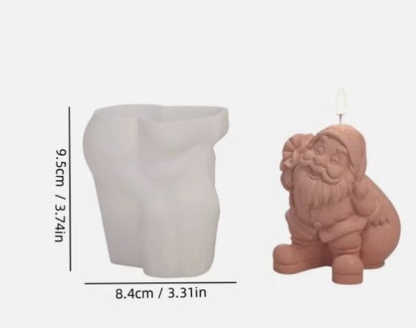 Silicon Mould - Santa with bag - Image 4