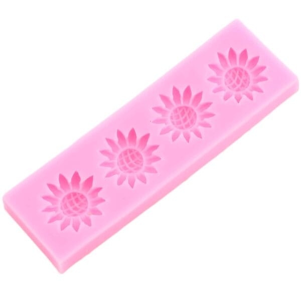 Silicon Mould - Sunflower Topper Strip