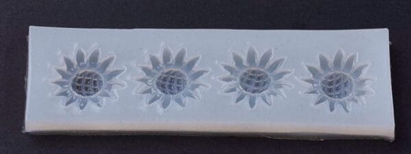 Silicon Mould - Sunflower Topper Strip - Image 2