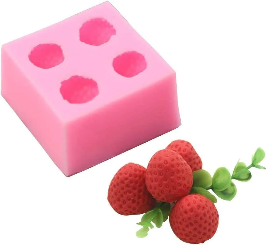 Silicon Mould - Whole Strawberry (CM111)