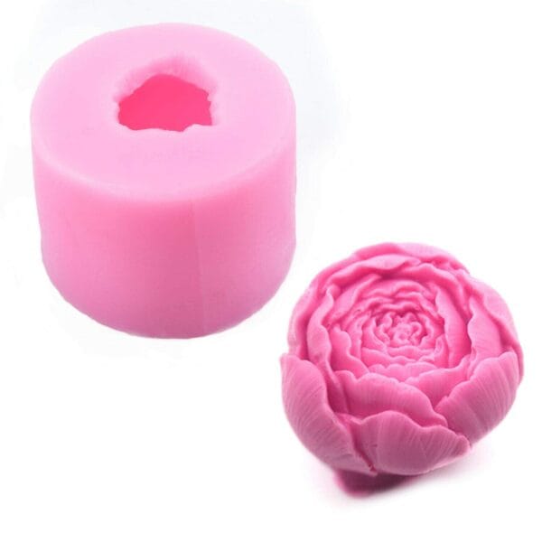 Silicon Mould - Closed Peony Topper - Image 3