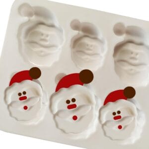 Silicon Mould – Santa Face Topper