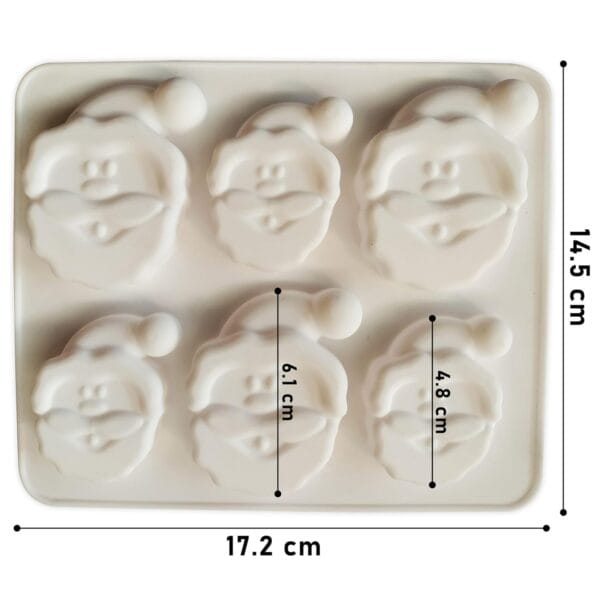 Silicon Mould - Santa Face Topper - Image 2