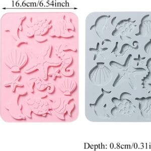 Silicon Mould – Sea Animal Topper