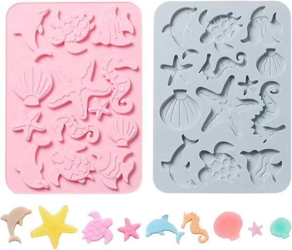 Silicon Mould - Sea Animal Topper