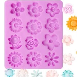 Silicon Mould – Multi Flower Topper