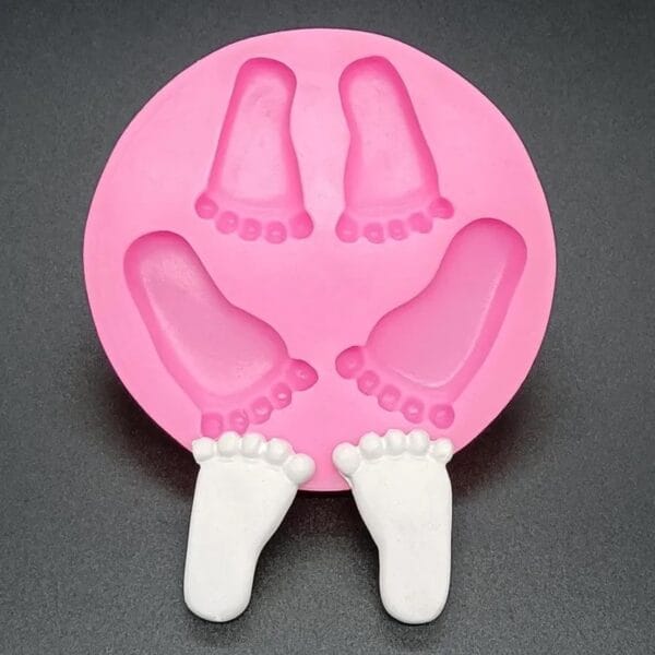 Silicon Mould - Baby Feet Topper - Image 2