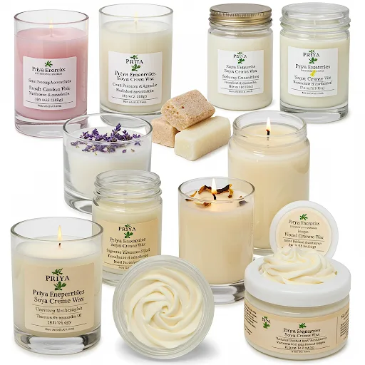 Soy Creme wax I Massage Candle Wax I Soy butter wax - Image 2
