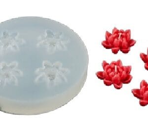 Silicon Mould – 4×1 Flower Topper (CM073)