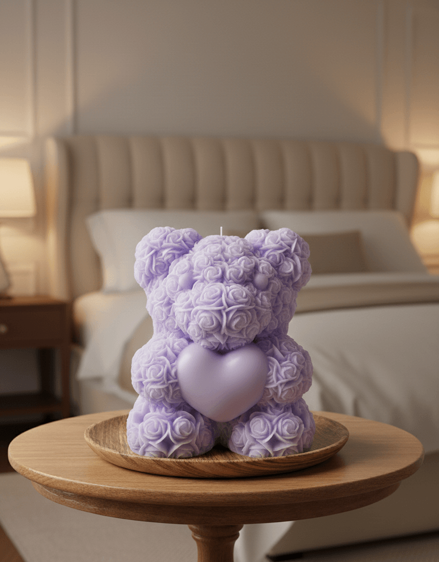 Silicon Mould- Rose Heart Teddy (CM148) - Image 2