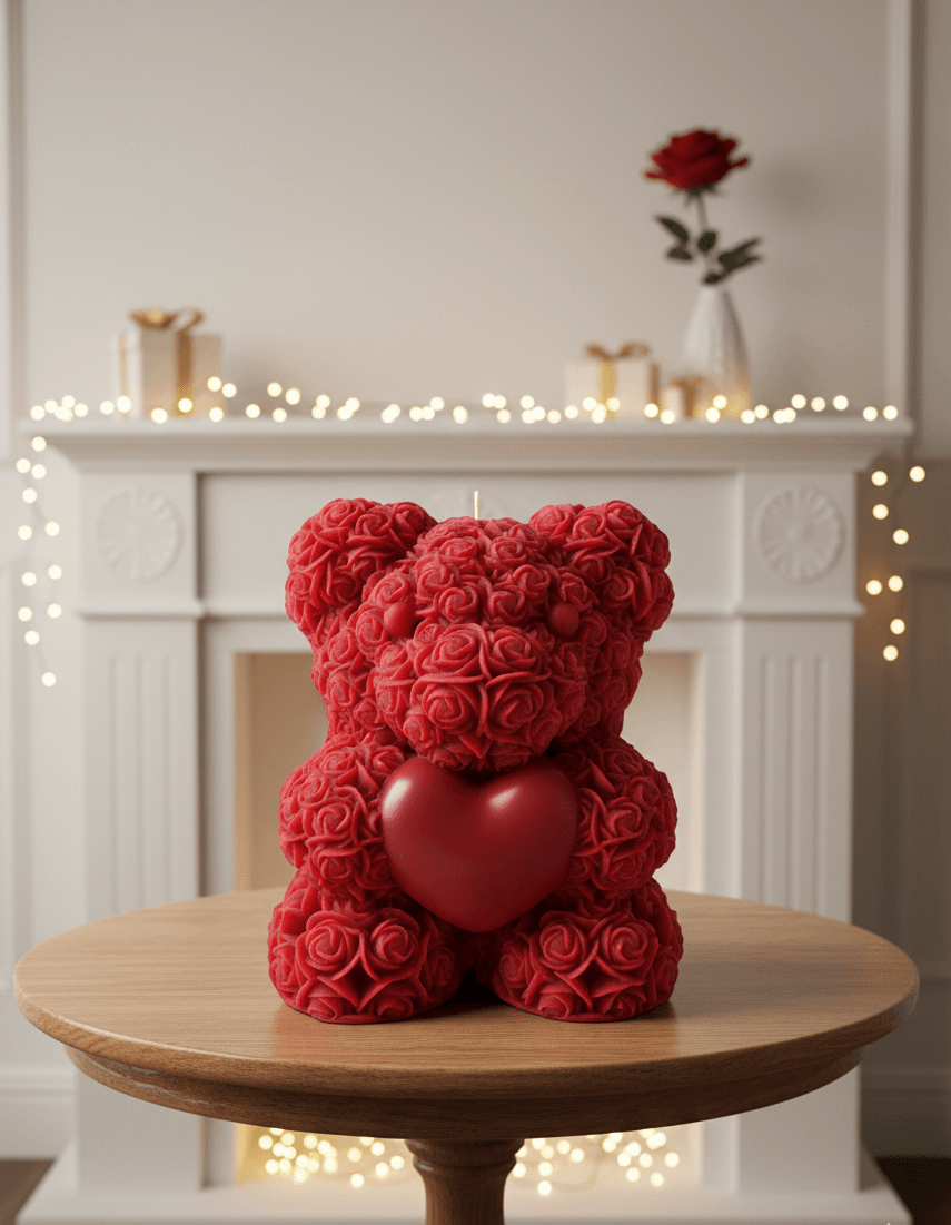 Silicon Mould- Rose Heart Teddy (CM148) - Image 7