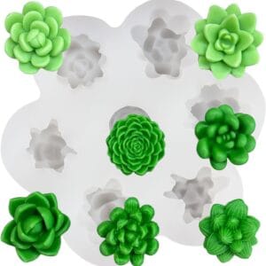 Silicon Mould- 7 Cavity Cactus (CM134)