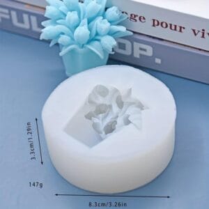 Silicon Mould- 3D Tulip Flower Pot (CM138)