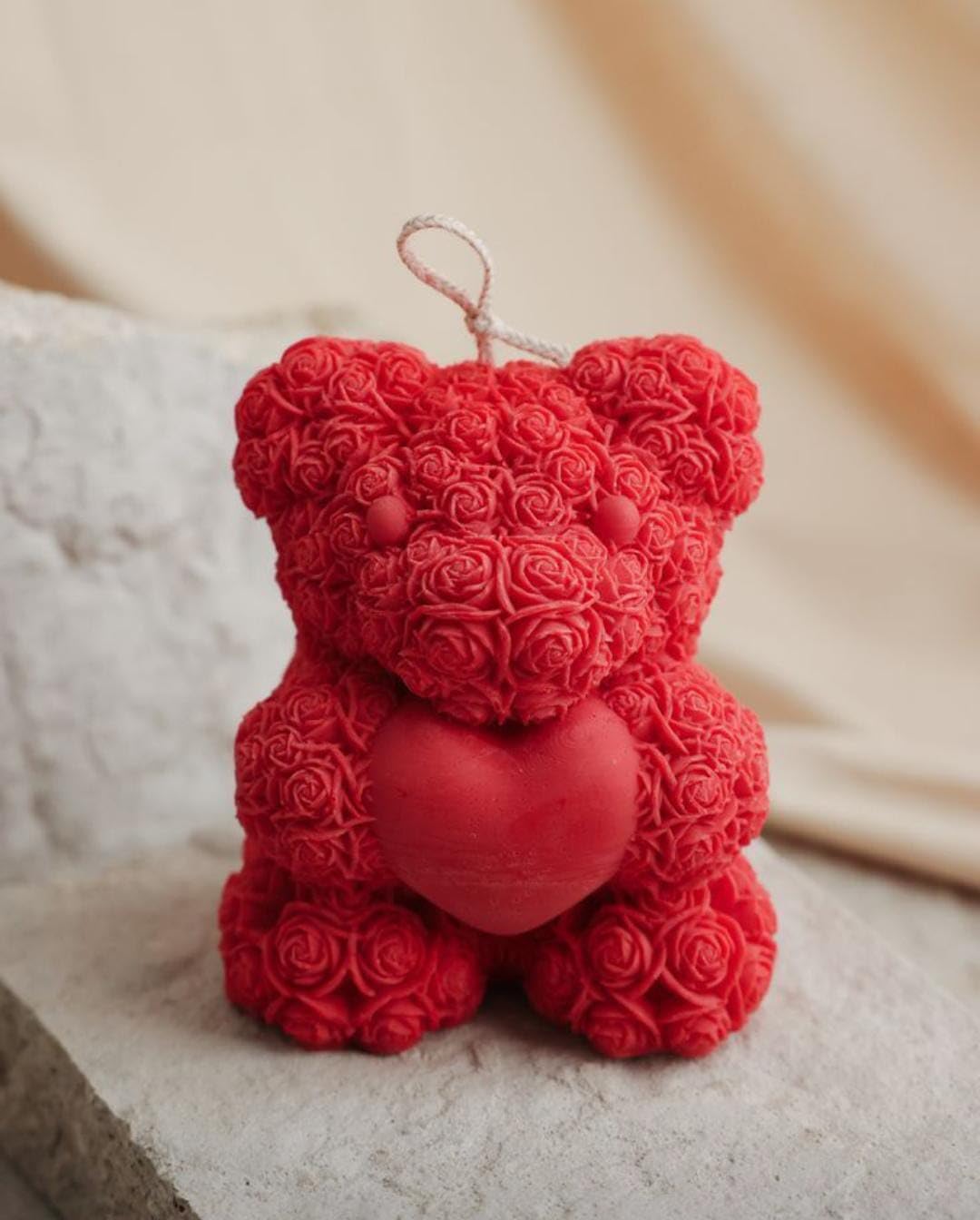 Silicon Mould- Rose Heart Teddy (CM148) - Image 6