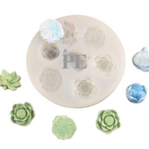 Silicon Mould- Pond Flowers (CM157)