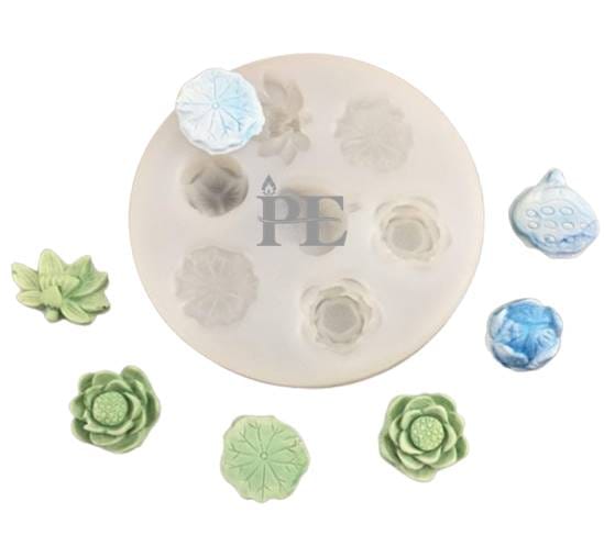 Silicon Mould- Pond Flowers (CM157)