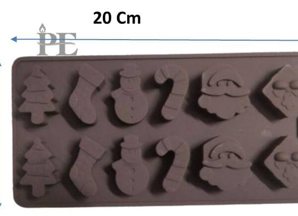 Silicon Mould- Christmas Topper A (CM178)