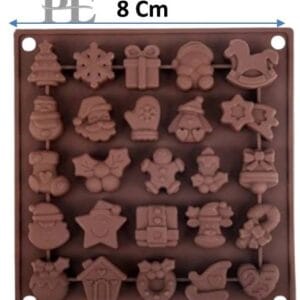 Silicon Mould- Christmas Topper B (CM179)