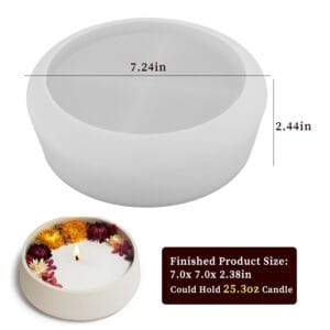 Silicon Mould for Concrete / Resin art | Bowl Big CR029