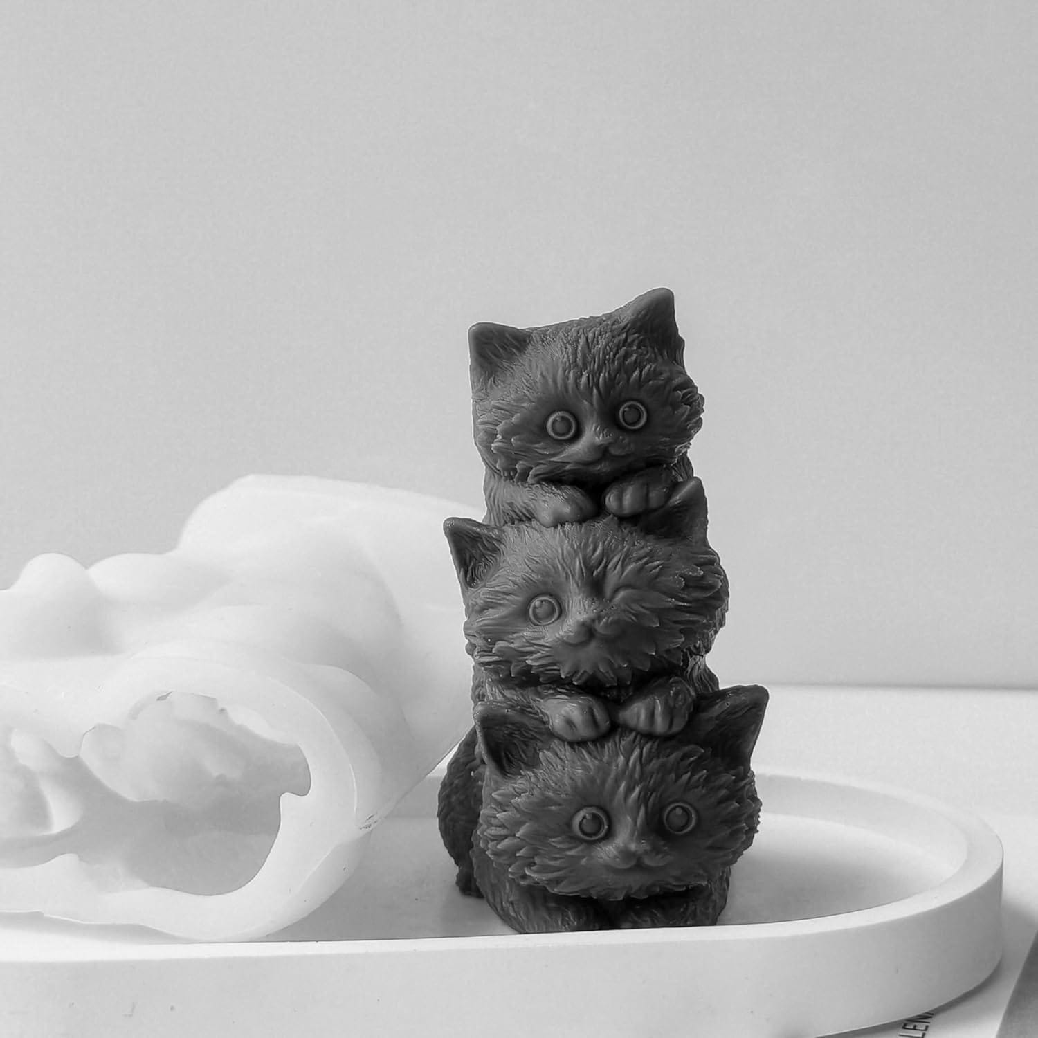 Silicon Mould - 3 Cat Family (CM183) - Image 6