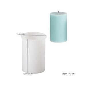 Silicon Mould – 2 Inch Plain Pillar (CM187)
