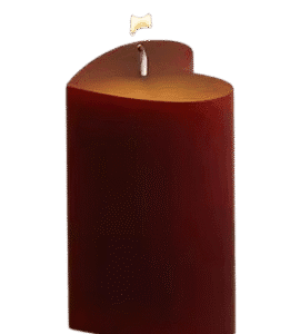 Silicon Mould – 2 Inch Heart Pillar (CM189)