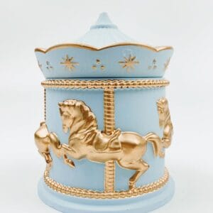 Silicon Mould for Concrete / Resin art | Royal Horse Carousel Jar CR002