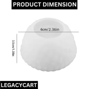 Silicon Mould for Concrete / Resin art | Designer Bowl CR007