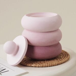 Silicon Mould for Concrete / Resin art | 3 Line Jar CR008