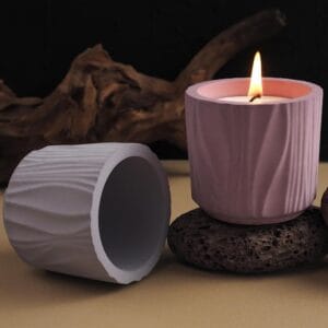 Silicon Mould for Concrete / Resin art | Line Jar CR012