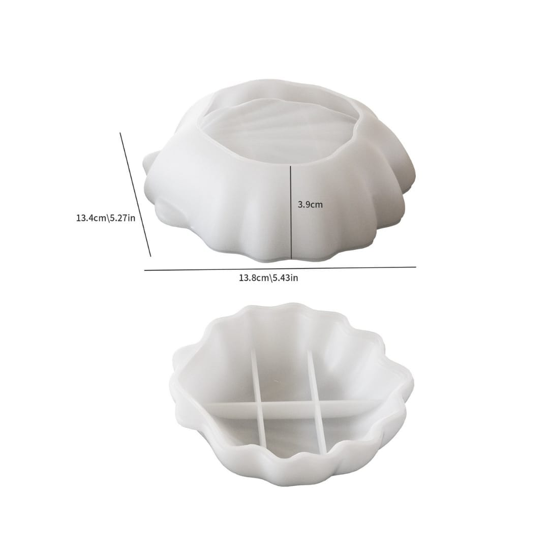 Silicon Mould for Concrete / Resin art | Sea Shell Tray CR024 - Image 2