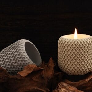 Silicon Mould for Concrete / Resin art | Designer Jar short CR013