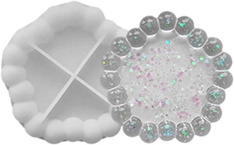 Silicon Mould for Concrete / Resin art | Flower Plate CR015