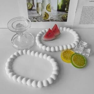 Silicon Mould for Concrete / Resin art | Designer Oval Plate CR016