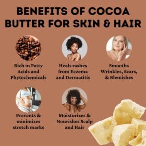 Cocoa Butter for Massage Candle and Cosmetics