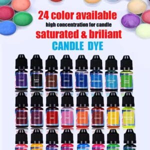 Colour For Candle & Soap | 24 pcs of 10 ML each