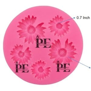 Silicon Mould - multi dasiy Topper (CM192)