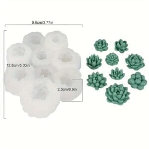 Silicon Mould- 9 Cavity succelent  (CM149)